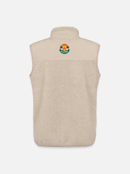 Endless Summer: Sea, Sun & Vibes - Unisex Sherpa Gilet by Stanley/Stella - beige