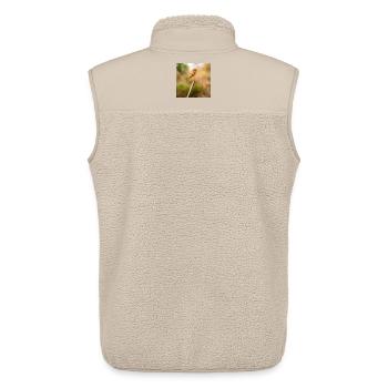 Es ist schön - Unisex Sherpaweste von Stanley/Stella - Beige - Hinten - AI Model Male 178 light (178cm)