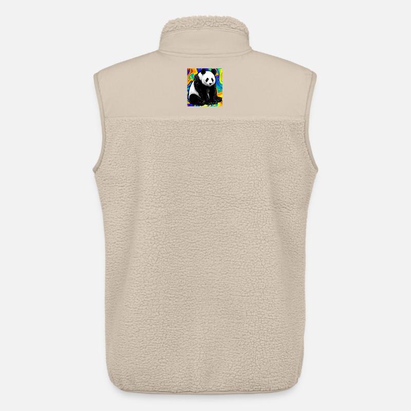 Panda - Unisex Sherpaweste von Stanley/Stella - Beige