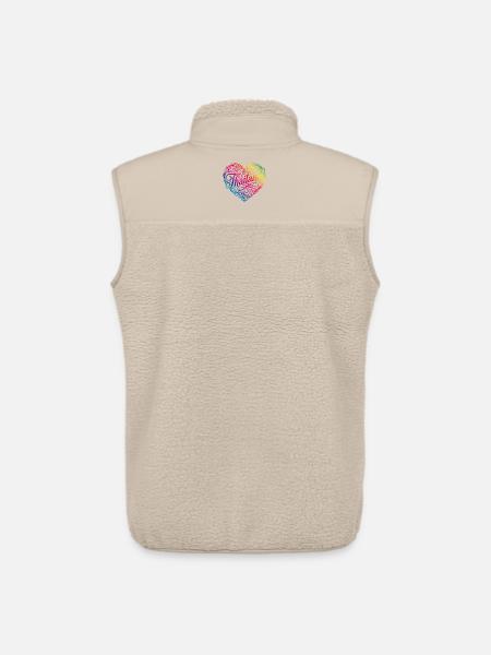 Thailand Herz Bunt - Unisex Sherpaweste von Stanley/Stella - Beige