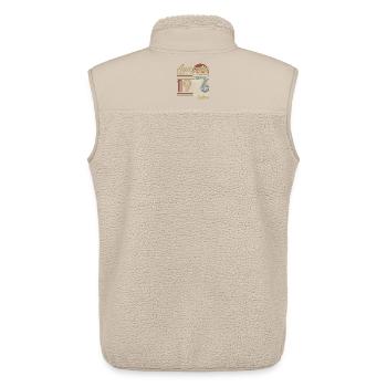 1976 Jahrgang Geburtstag Vintage Retro Geschenk - Unisex Sherpaweste von Stanley/Stella - Beige - Hinten - AI Model Male 178 light (178cm)