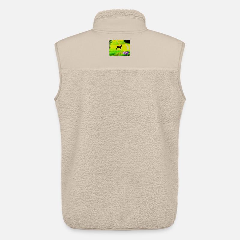 Quoi de neuf - Veste sans manches sherpa unisexe Stanley/Stella - beige