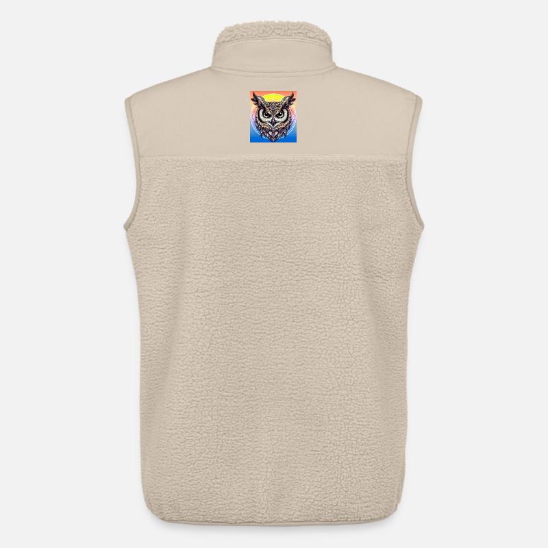 Eule - Unisex Sherpaweste von Stanley/Stella - Beige