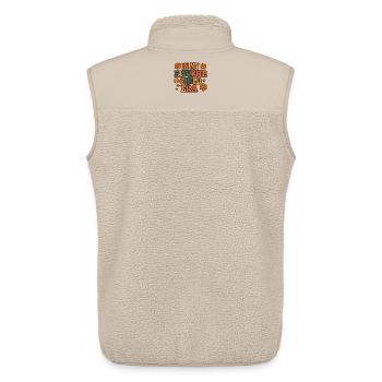 In My Favorite Child Era Tochter Familien Humor - Unisex Sherpaweste von Stanley/Stella - Beige - Hinten - AI Model Male 178 light (178cm)