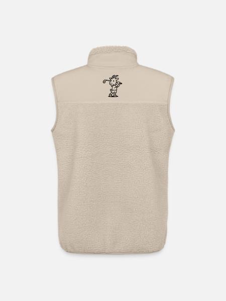 Goat Golf - Unisex Sherpaweste von Stanley/Stella - Beige