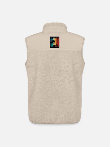 summer - Unisex Sherpa Gilet by Stanley/Stella - beige