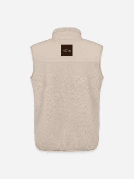"ABER ZUERST EISKAFFEE" Grafik-Te-Design - Unisex Sherpaweste von Stanley/Stella - Beige