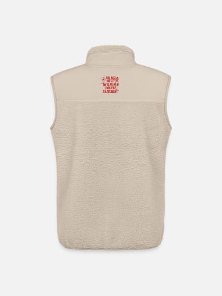 Lass es wie Unfall-True-Crime aussehen - Unisex Sherpaweste von Stanley/Stella - Beige