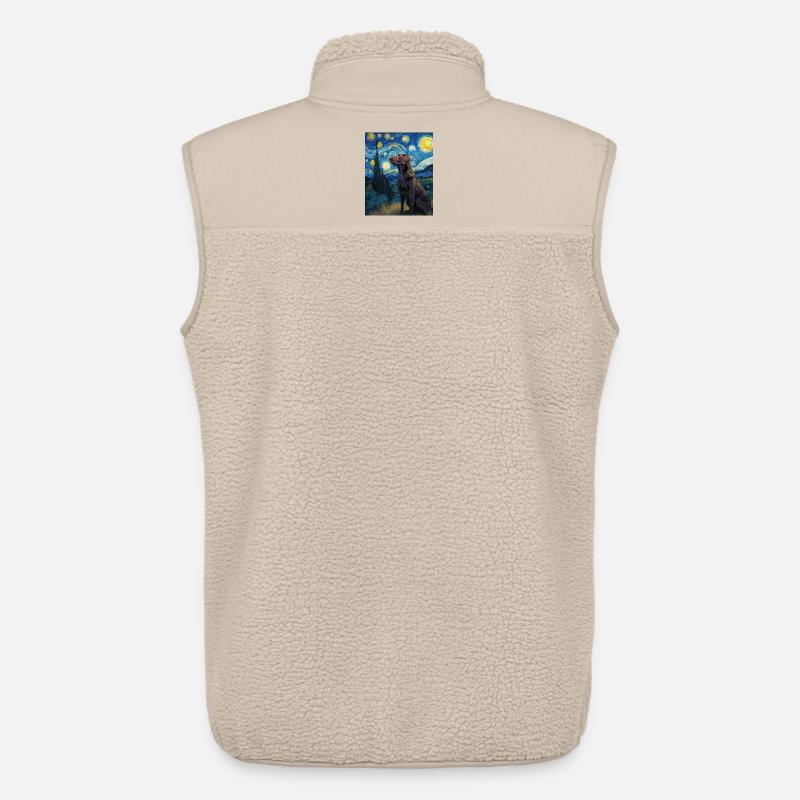 Labrador Retriever - Unisex Sherpaweste von Stanley/Stella - Beige