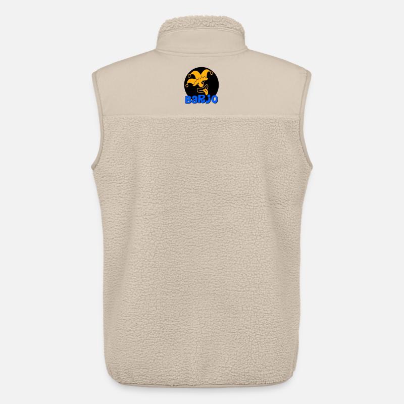 Logo Barjo  - Veste sans manches sherpa unisexe Stanley/Stella - beige