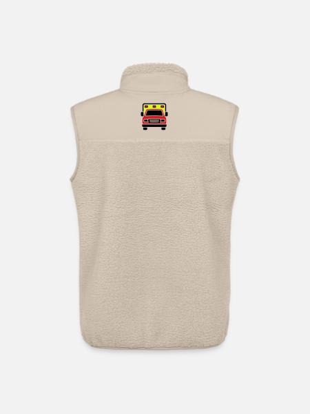 Ambulance Ambulance Front - Unisex Sherpa Gilet by Stanley/Stella - beige