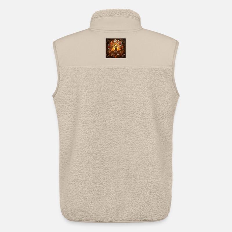 Lumineszierender Lebensbaum - Unisex Sherpaweste von Stanley/Stella - Beige