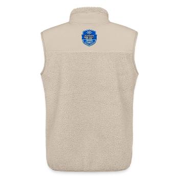 SOLARENERGIE - Unisex Sherpaweste von Stanley/Stella - Beige - Hinten - AI Model Male 178 light (178cm)