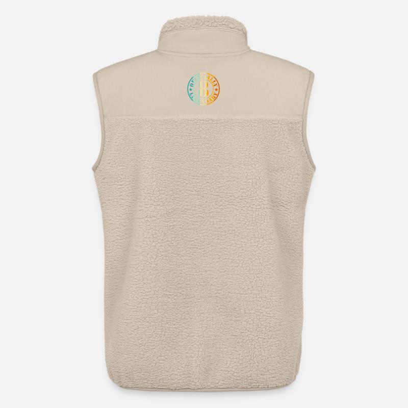 8. Geburtstag Junge Mädchen Offiziell Legende 8 - Unisex Sherpaweste von Stanley/Stella - Beige