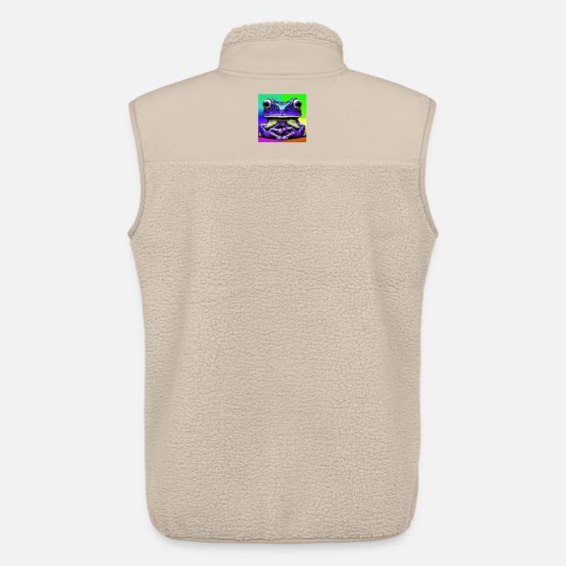 Frosch - Unisex Sherpaweste von Stanley/Stella - Beige