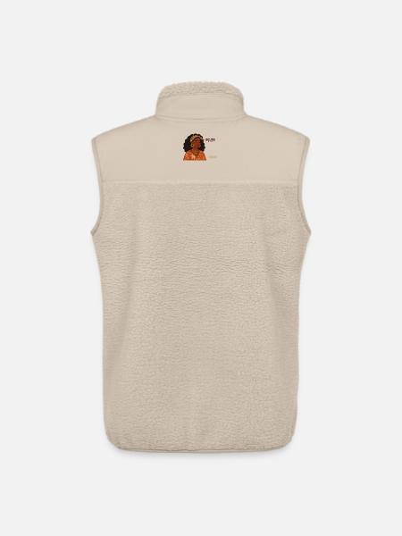 Believe in Yourself: Empowerment Portrait - Unisex Sherpa Gilet by Stanley/Stella - beige