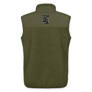If You're Looking For A Sign This Is It Lustig - Unisex Sherpaweste von Stanley/Stella - Khaki - Hinten - AI Model Male 178 light (178cm)