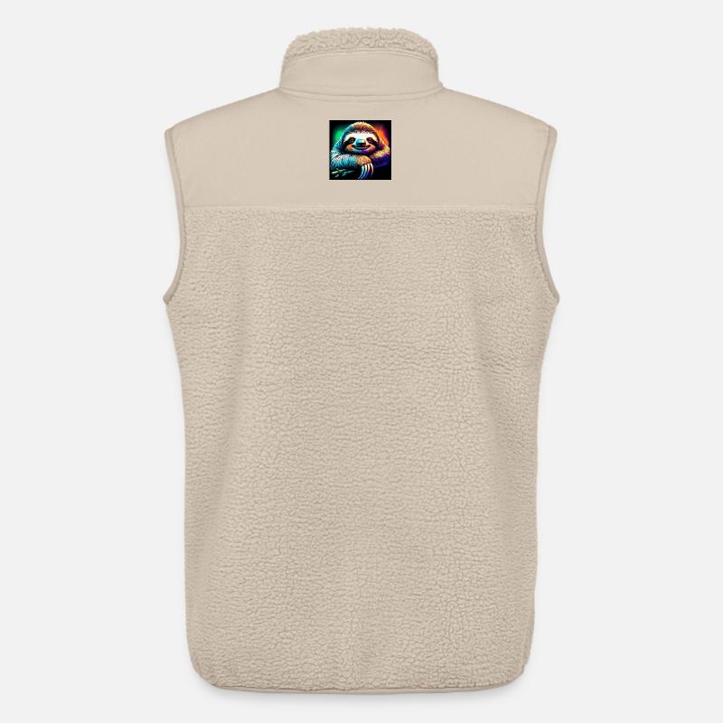 Faultier - Unisex Sherpaweste von Stanley/Stella - Beige
