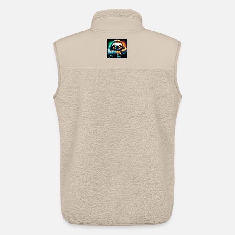 Faultier - Unisex Sherpaweste von Stanley/Stella - Beige