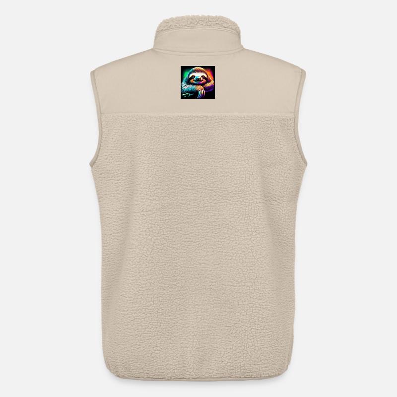 Faultier - Unisex Sherpaweste von Stanley/Stella - Beige