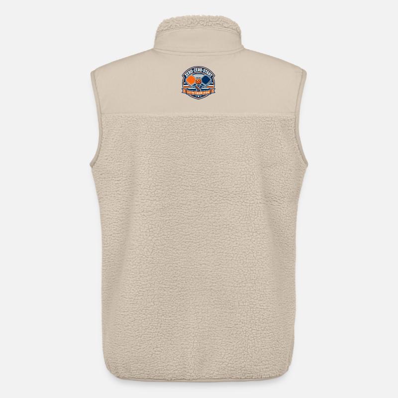 Zero-Zero-Start Trinkbadge - Unisex Sherpaweste von Stanley/Stella - Beige