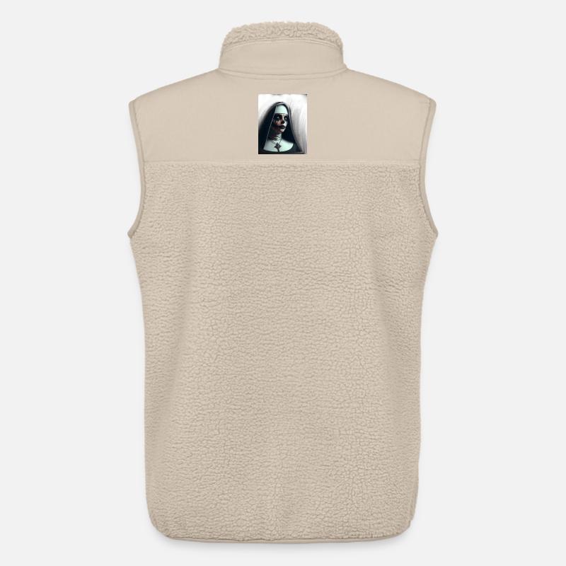 Dämonische Nonne im Nebel - Unisex Sherpaweste von Stanley/Stella - Beige