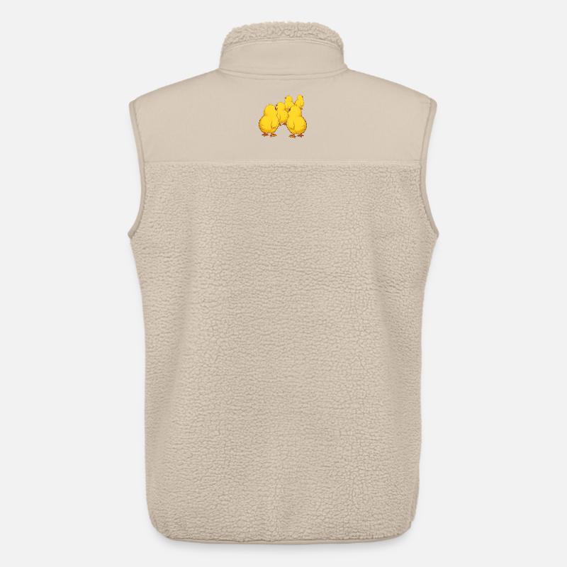 chick - Unisex Sherpa Gilet by Stanley/Stella - beige