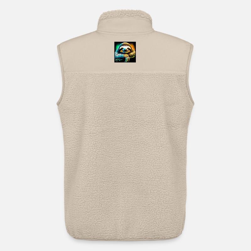 sloth - Unisex Sherpa Gilet by Stanley/Stella - beige