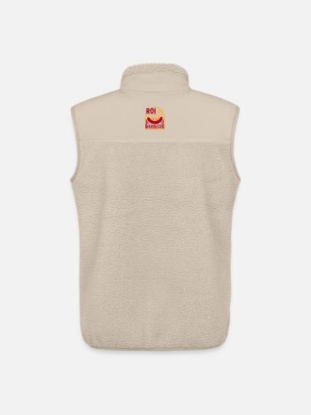 King of the barbecue - Unisex Sherpa Gilet by Stanley/Stella - beige
