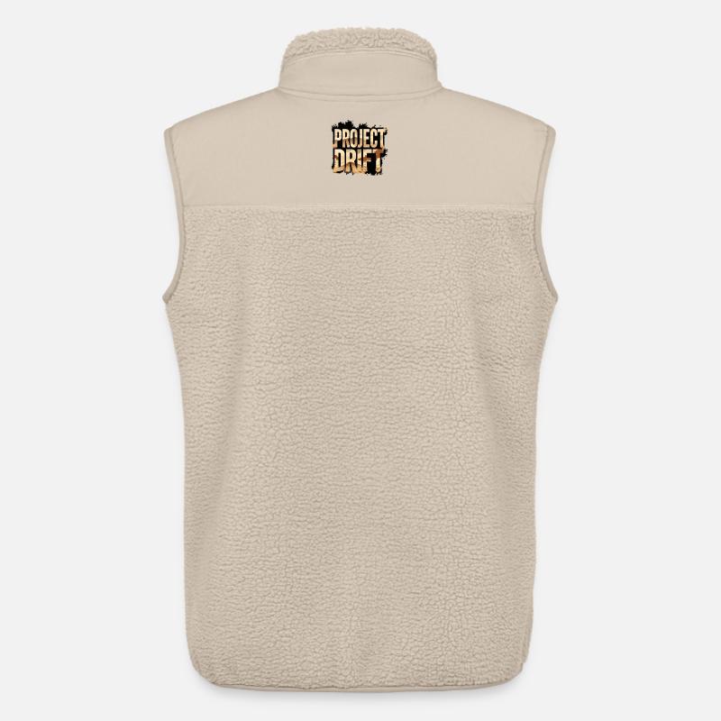 Project Drift Camouflage Racing Statement - Unisex Sherpa Gilet by Stanley/Stella - beige
