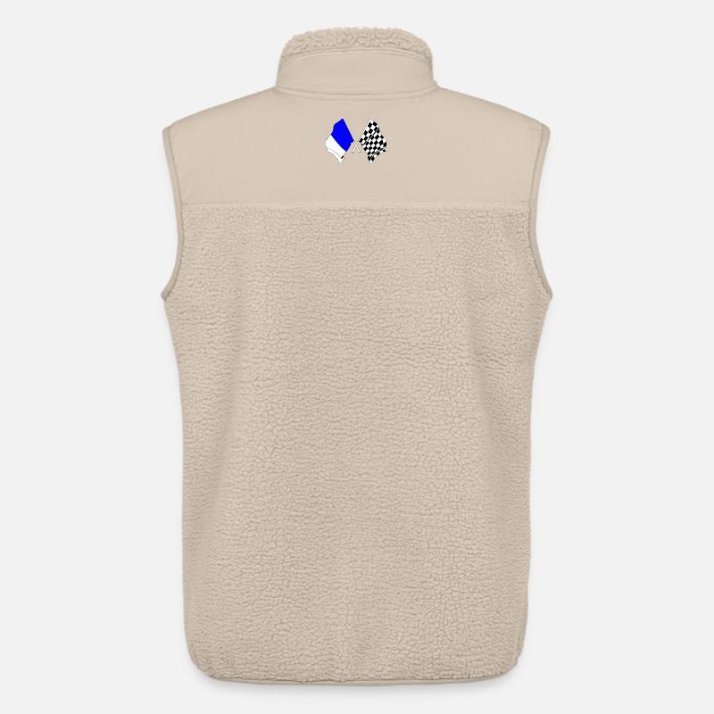 Spa-Rennflaggen - Unisex Sherpaweste von Stanley/Stella - Beige