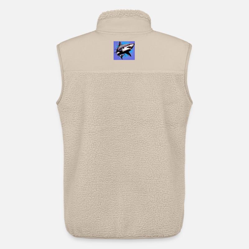 Requin - Veste sans manches sherpa unisexe Stanley/Stella - beige