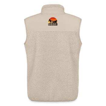 Berner Sennenhund Führungskraft Hundehalter Humor - Unisex Sherpaweste von Stanley/Stella - Beige - Hinten - AI Model Male 178 light (178cm)