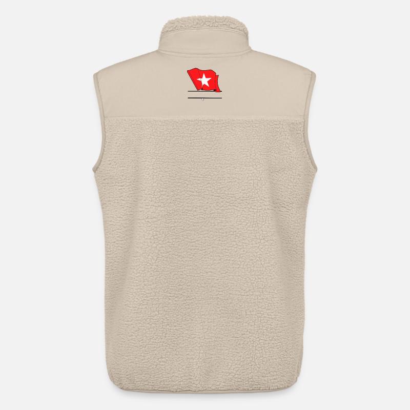 Maastricht Custom Flag - Unisex Sherpaweste von Stanley/Stella - Beige