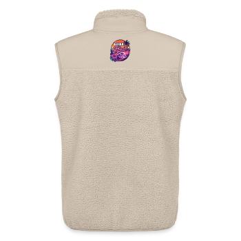Pride Month LGBTQ – Geschlechterfluid - Unisex Sherpaweste von Stanley/Stella - Beige - Hinten - AI Model Male 178 light (178cm)