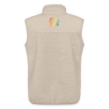Offiziell Rentner 2026 - Unisex Sherpaweste von Stanley/Stella - Beige - Hinten - AI Model Male 178 light (178cm)