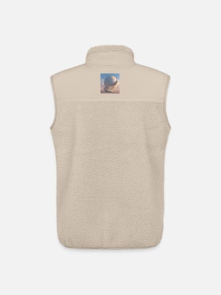 Spiralstiege zur Mondkugel - Unisex Sherpaweste von Stanley/Stella - Beige