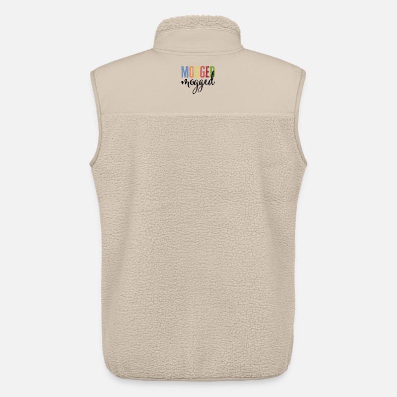 mogged - Unisex Sherpaweste von Stanley/Stella - Beige