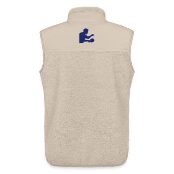  Tischtennisspieler Tischtennis Verein Sportler - Unisex Sherpaweste von Stanley/Stella - Beige - Hinten - AI Model Male 178 light (178cm)