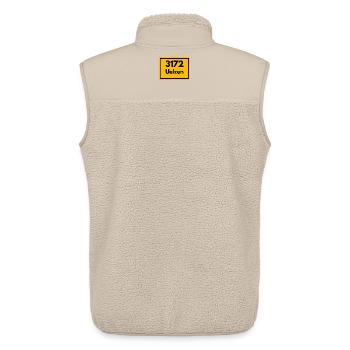 ALTE POSTLEITZAHL 3172 PLZ UELZEN NIEDERSACHSEN - Unisex Sherpaweste von Stanley/Stella - Beige - Hinten - AI Model Male 178 light (178cm)