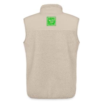 Tennis Meister 2026, Kreisliga Sieger grün - Unisex Sherpaweste von Stanley/Stella - Beige - Hinten - AI Model Male 178 light (178cm)