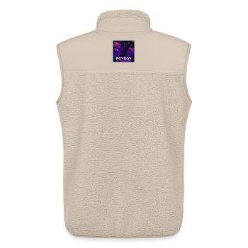 Payday Is Tomorrow Funny Meme - Unisex Sherpa Gilet by Stanley/Stella - beige - Back - AI Model Male 178 light (178cm)
