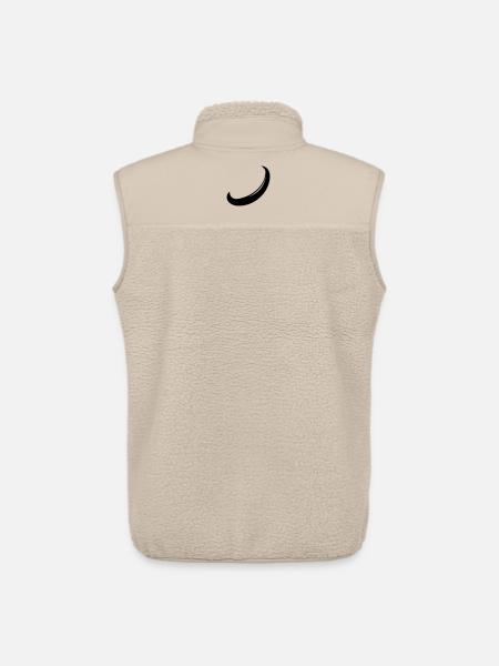 boomerang - Unisex Sherpa Gilet by Stanley/Stella - beige