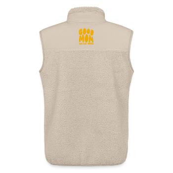 Good Mom say bad words - Unisex Sherpaweste von Stanley/Stella - Beige - Hinten - AI Model Male 178 light (178cm)