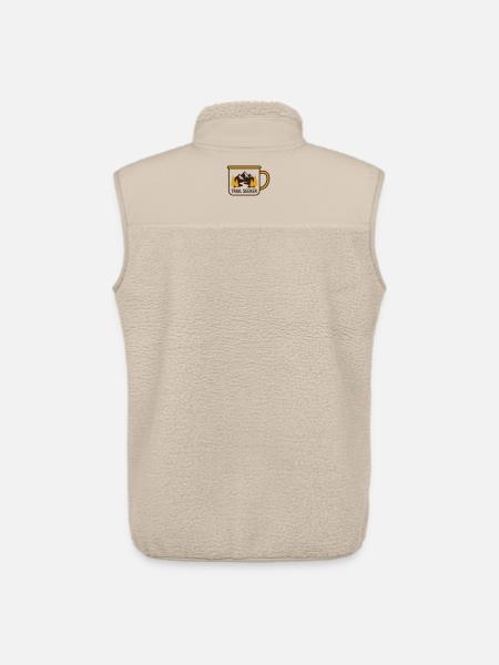 Berge Tasse Wander Logo - Unisex Sherpaweste von Stanley/Stella - Beige
