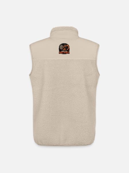 Born for darts - Unisex Sherpa Gilet by Stanley/Stella - beige