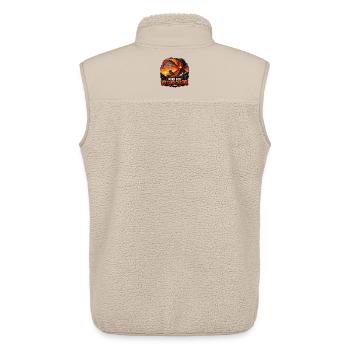 Volcano Hunting Paragliding Adventure - Unisex Sherpa Gilet by Stanley/Stella - beige - Back - AI Model Male 178 light (178cm)