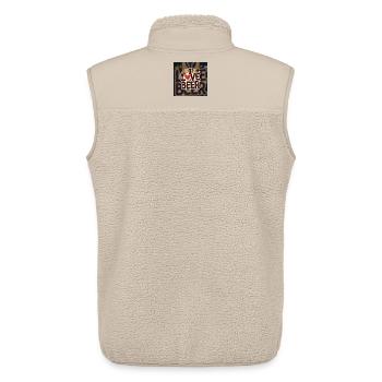 Ich liebe Bier Herz-Logo - Unisex Sherpaweste von Stanley/Stella - Beige - Hinten - AI Model Male 178 light (178cm)