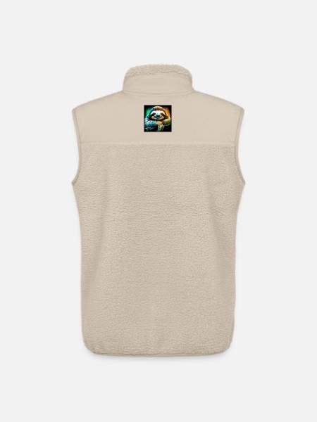 Faultier - Unisex Sherpaweste von Stanley/Stella - Beige