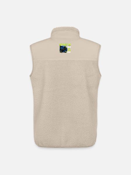 Gamer Gaming Cat Video Game - Unisex Sherpa Gilet by Stanley/Stella - beige